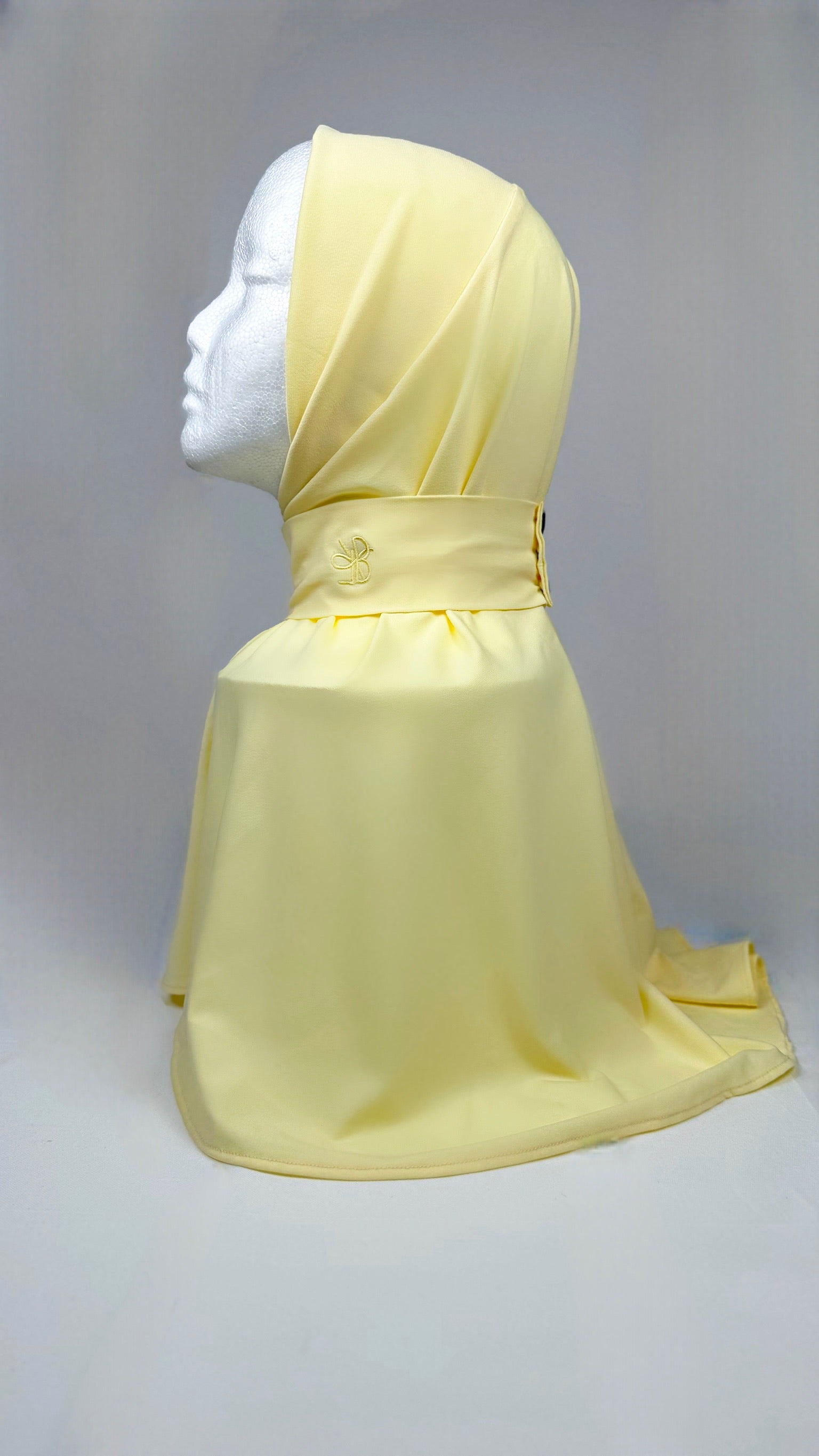 Hijab Instantané – Jersey Premium Yellow