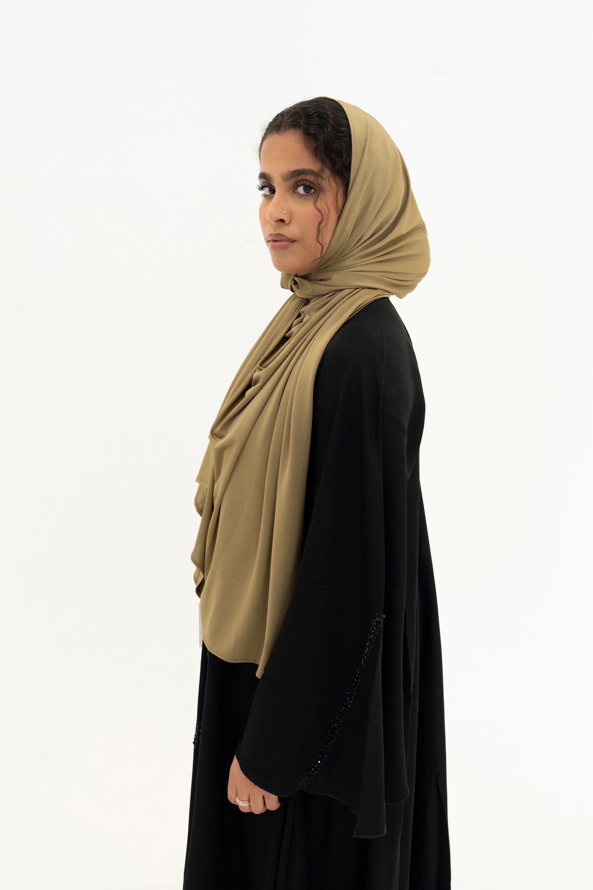Hijab Jersey Respirant – ARMY GREEN